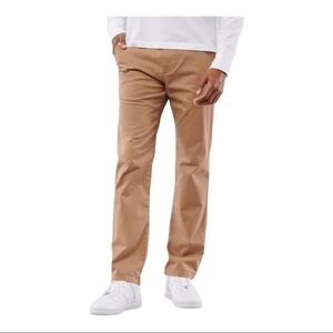 𝅺hollister SLIM STRAIGHT CHINO PANTS dark khaki 28x30